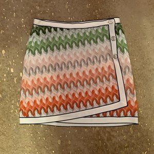 Missoni Knit Wrap Mini Skirt